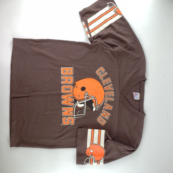 Vtg NFL Cleveland Browns T-Shirt 80s Single Stitch - Picture 7 of 8